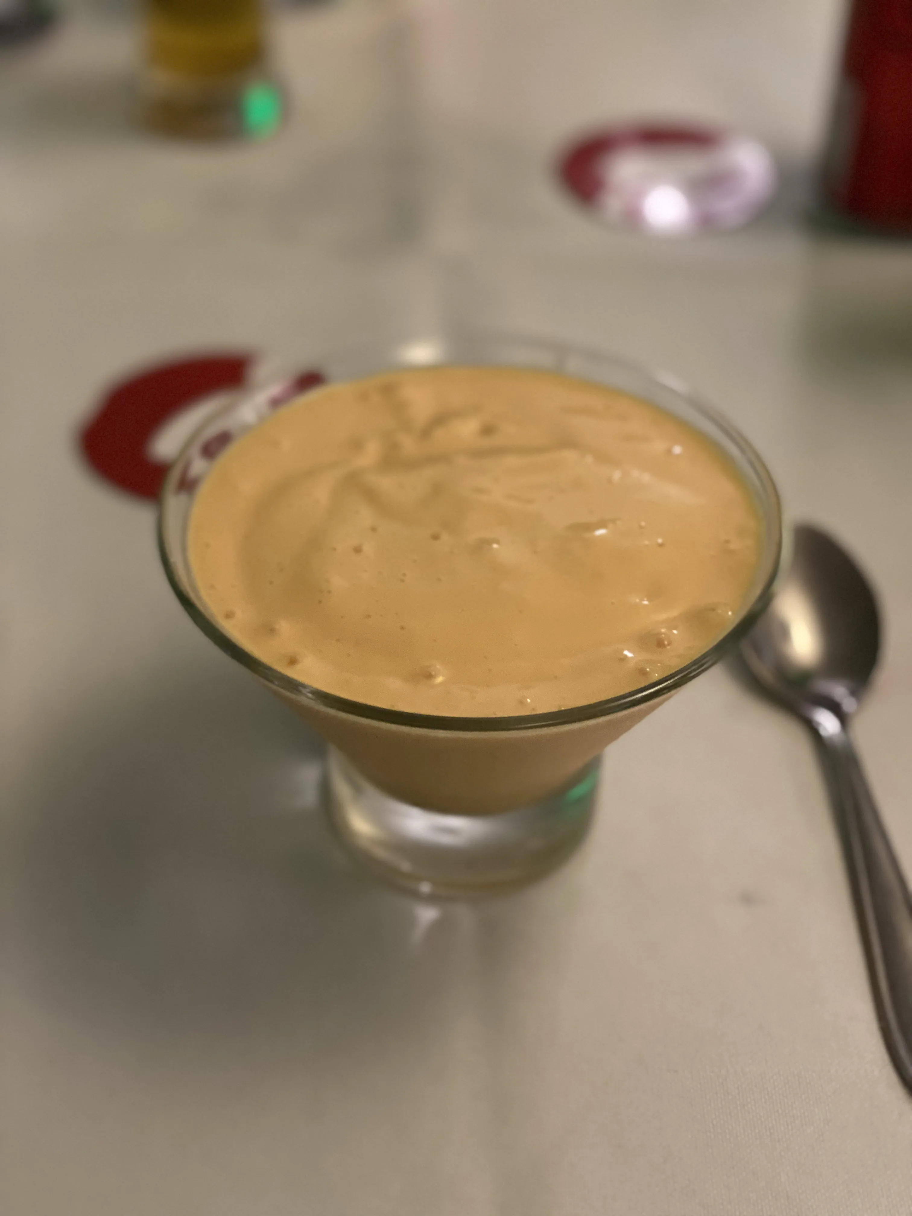Crème de papaia. A huge portion was served