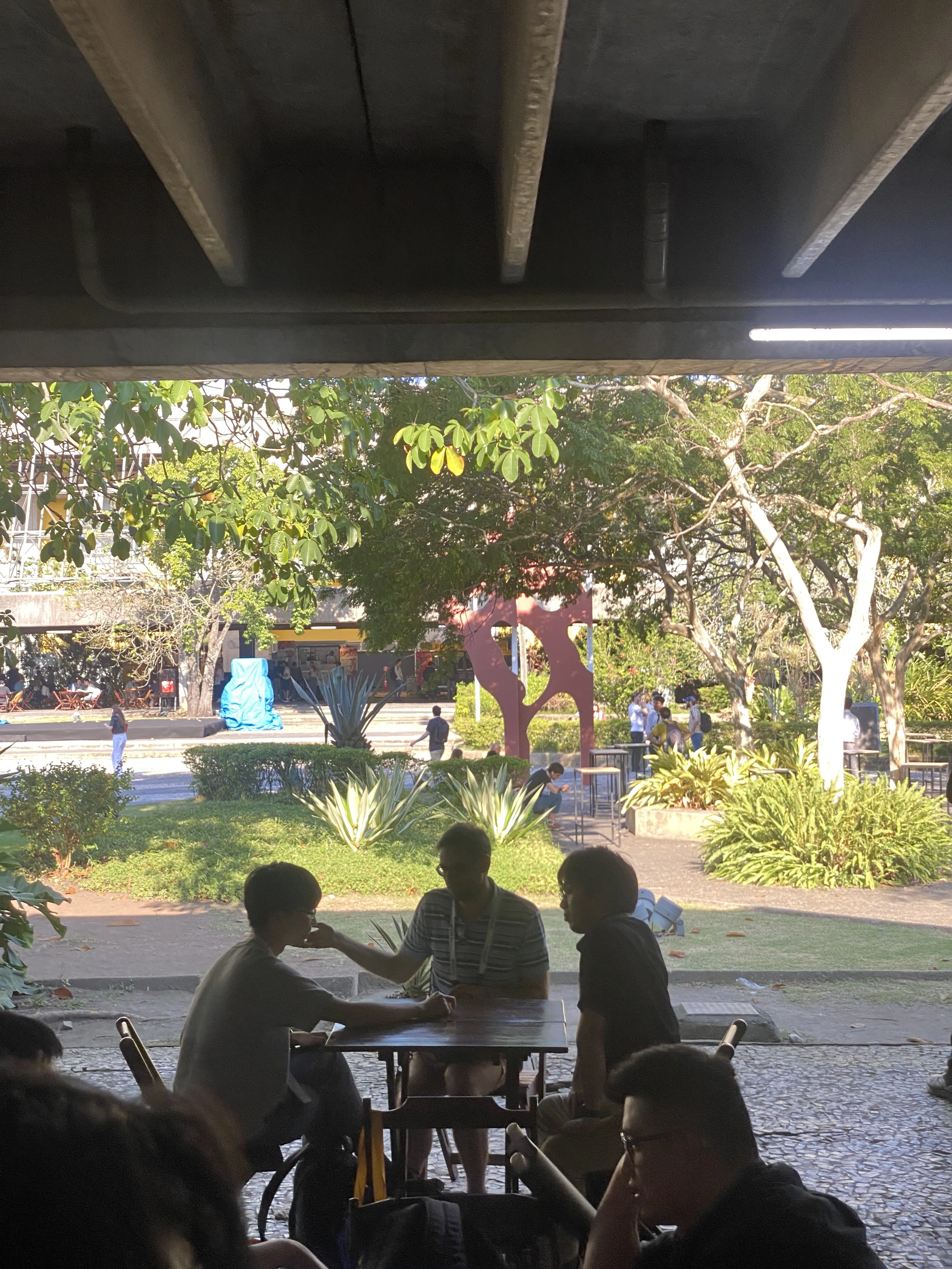 I also often had a lunch with random researchers
