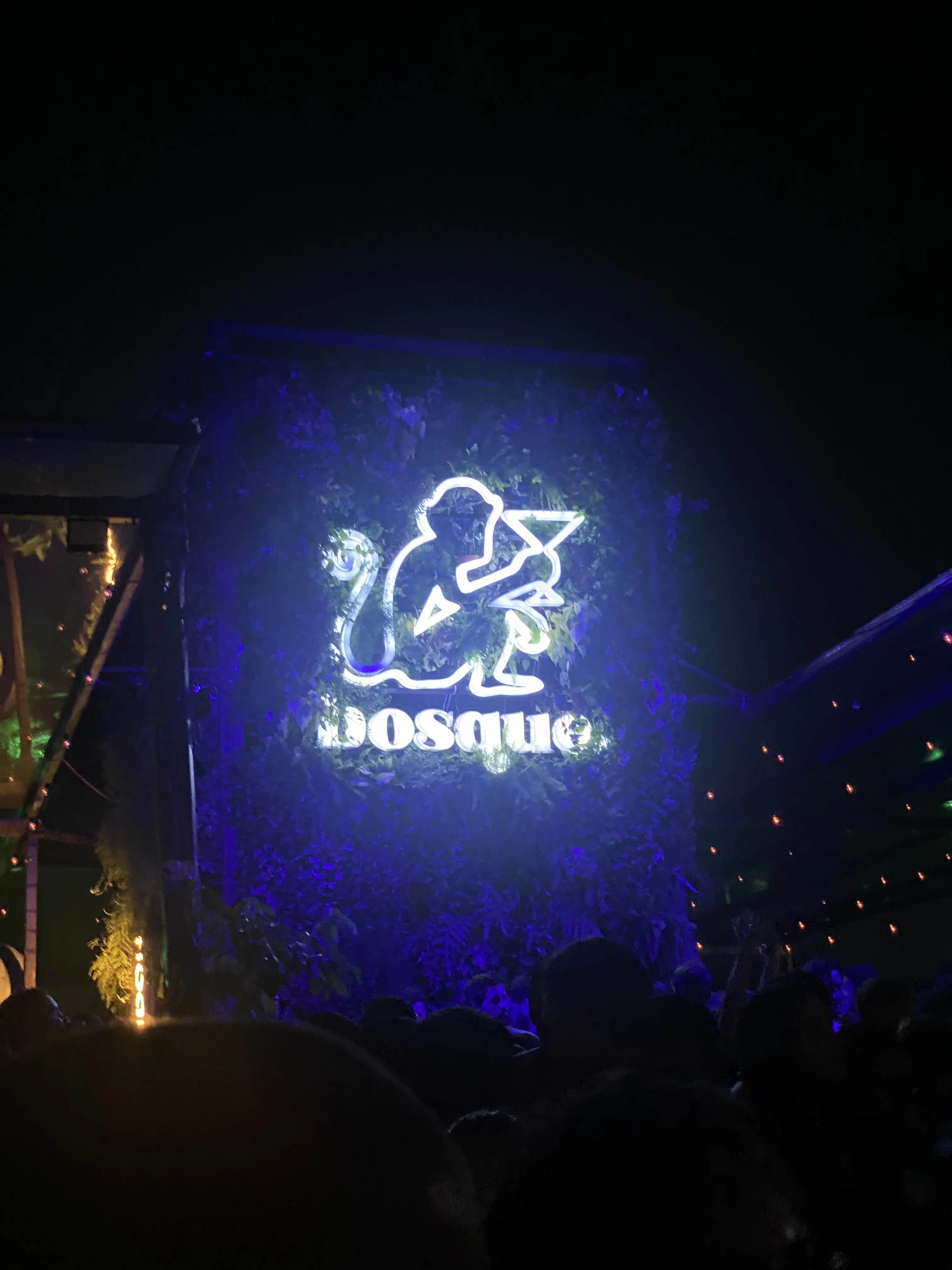 Bosque means forest in portuguese.